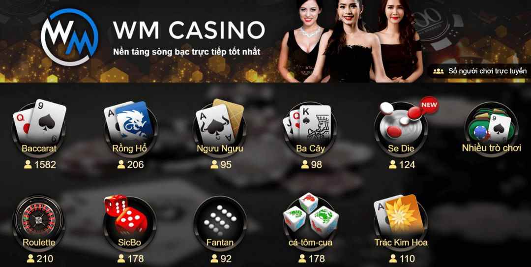 WM Casino - Nhà cung cấp trò chơi chiếm trọn niềm tin của cộng đồng